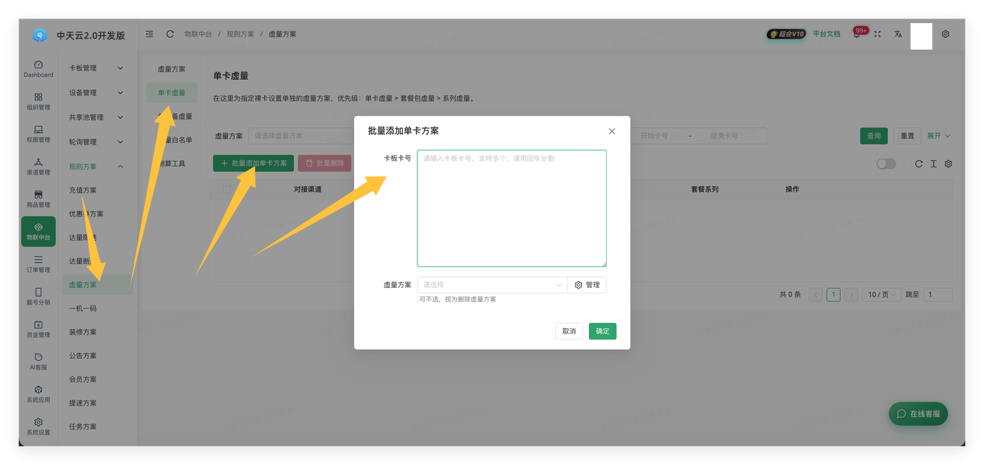 虚量方案